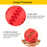 Indestructible Rubber Food Ball