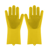 1 Pair Magic Silicone Pet Wash Gloves