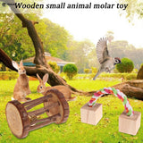 6Pcs/Set Pet Natural Wooden Chewing Toys