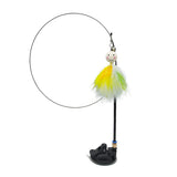 Interactive Feather Bird Cat Toy
