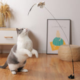 Interactive Feather Bird Cat Toy