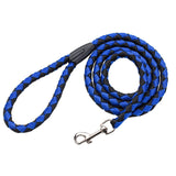 Braided Nylon Leash Double or Single Lead With/Without Soft Padded Handle