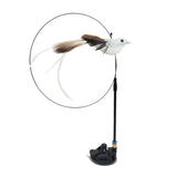 Interactive Feather Bird Cat Toy