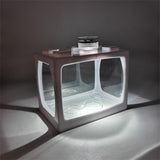 Mini Aquarium Fish Tank with LED Light 10*12.5*8.5cm