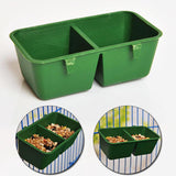 2 In 1 Bird Food Water Bowl