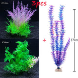 3Pcs  Artificial Aquarium Plants Decoration