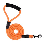 Braided Nylon Leash Double or Single Lead With/Without Soft Padded Handle