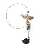 Interactive Feather Bird Cat Toy