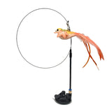 Interactive Feather Bird Cat Toy