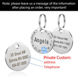 Custom Engraved Dog ID Tag