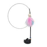 Interactive Feather Bird Cat Toy