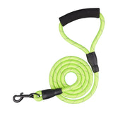 Braided Nylon Leash Double or Single Lead With/Without Soft Padded Handle
