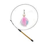 Interactive Feather Bird Cat Toy